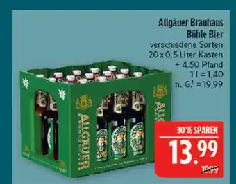 Marktkauf Allgäuer brauhaus büble bier Angebot