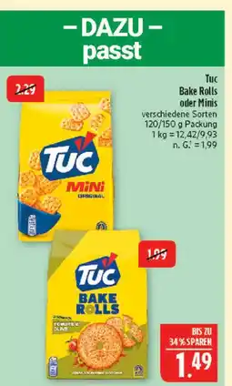 Marktkauf Tuc bake rolls Angebot