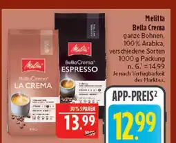 Marktkauf Melitta bella crema la crema Angebot