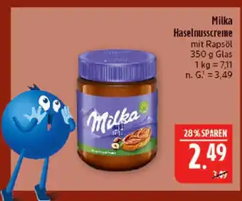 Marktkauf Milka haselnusscreme Angebot