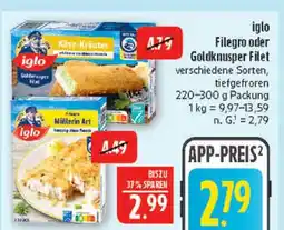 Marktkauf Iglo filegro käse-kräuter Angebot
