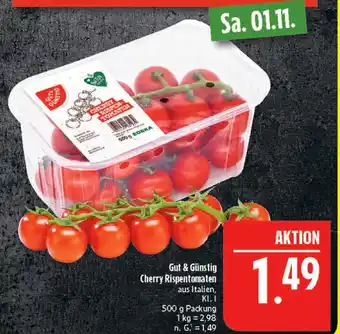 Marktkauf Gut & günstig cherry rispentomaten Angebot