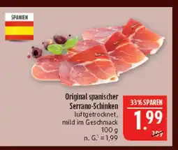 Marktkauf Original spanischer serrano-schinken Angebot