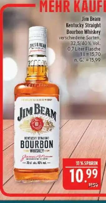 Marktkauf Jim beam kentucky straight bourbon whiskey Angebot