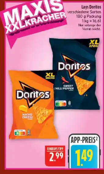 Marktkauf Lays doritos nacho cheese Angebot