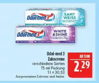 Marktkauf Odol-med 3 samt weiss Angebot