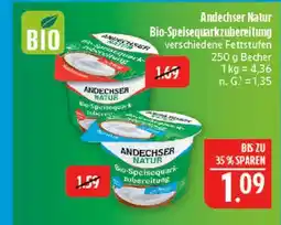 Marktkauf Andechser natur bio-speisequarkzubereitung Angebot