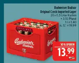 Marktkauf Budweiser budvar original czech imported lager Angebot