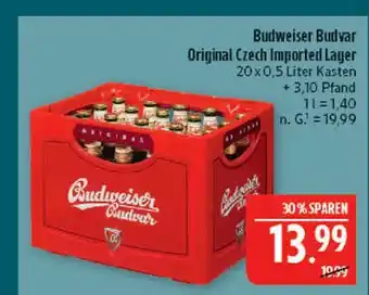 Marktkauf Budweiser budvar original czech imported lager Angebot