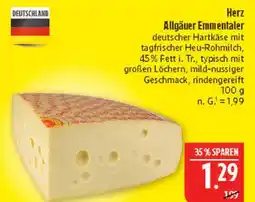 Marktkauf Herz allgäuer emmentaler Angebot