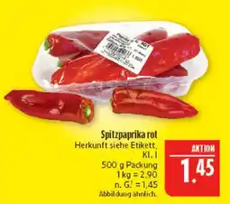 Marktkauf Spitzpaprika rot Angebot