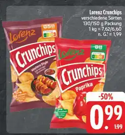 Edeka Lorenz crunchips western style Angebot