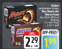 Edeka Mars mars ice cream Angebot