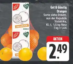 Edeka Gut & günstig orangen Angebot
