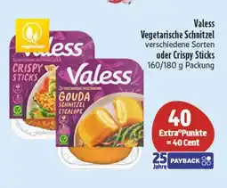 Edeka Valess vegetarische schnitzel oder crispy sticks Angebot