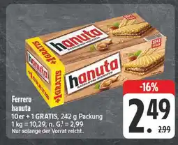 Edeka Ferrero hanuta Angebot