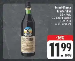 Edeka Fernet-branca kräuterlikör Angebot