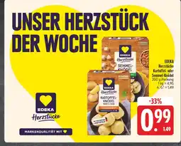Edeka Edeka herzstücke kartoffel-knödel halb & halb Angebot