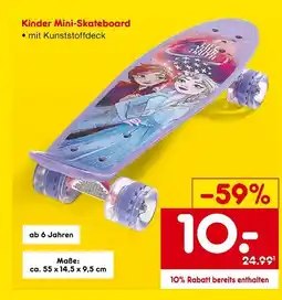 Netto Marken-Discount Kinder mini-skateboard Angebot