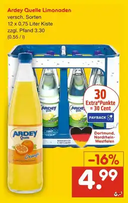 Netto Marken-Discount Ardey quelle limonaden Angebot
