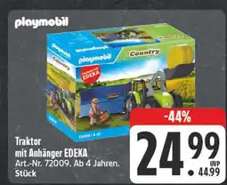 Edeka Playmobil traktor mit anhänger edeka Angebot