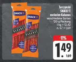 Edeka Tarczyński snack it exclusive kabanos Angebot
