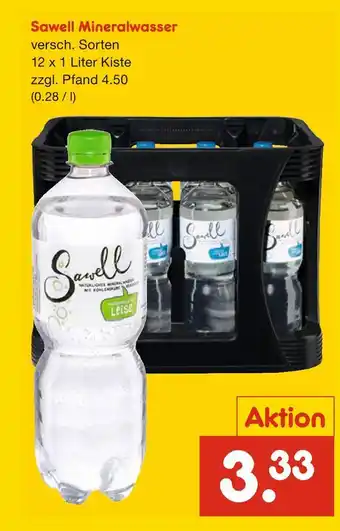Netto Marken-Discount Sawell mineralwasser Angebot