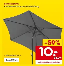 Netto Marken-Discount Sonnenschirm Angebot