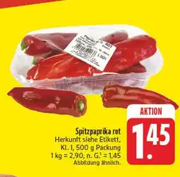 Edeka Spitzpaprika rot Angebot