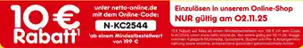 Netto Marken-Discount 10 € rabatt Angebot