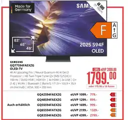 Hirsch und Ille Samsung gq77s94faexzg oled-tv Angebot