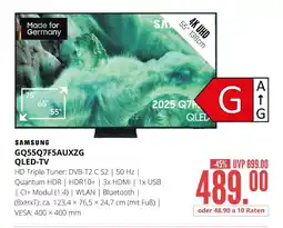 Hirsch und Ille Samsung gq55q7f5auxzg qled-tv Angebot