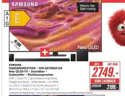 Hirsch und Ille Samsung neo qled-tv + soundbar + subwoofer + rücklautsprecher Angebot