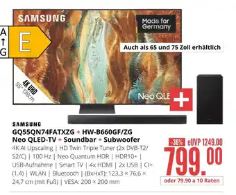 Hirsch und Ille Samsung neo qled-tv Angebot