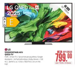 Hirsch und Ille Lg 55qned87a6b.aeu qned-tv Angebot