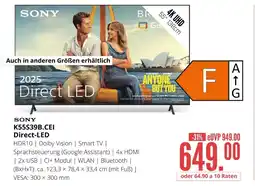 Hirsch und Ille Sony k55s39b.cei direct-led Angebot