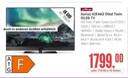 Hirsch und Ille Metz aurus 42fa63 oled twin oled tv Angebot