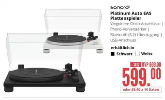 Hirsch und Ille Sonoro platinum auto eas plattenspieler Angebot