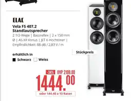 Hirsch und Ille Elac vela fs 407.2 standlautsprecher Angebot