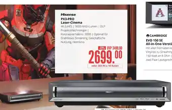 Hirsch und Ille Cambridge px3-pro laser-cinema Angebot