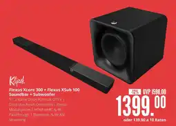Hirsch und Ille Klipsch flexus xcore 300 + flexus xsub 100 soundbar + subwoofer Angebot