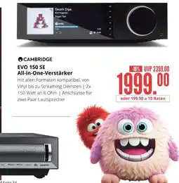 Hirsch und Ille Cambridge evo 150 se all-in-one-verstärker Angebot