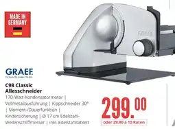 Hirsch und Ille Graef c98 classic allesschneider Angebot
