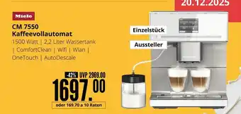 Hirsch und Ille Miele cm 7550 kaffeevollautomat Angebot
