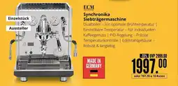 Hirsch und Ille Ecm synchronika siebträgermaschine Angebot
