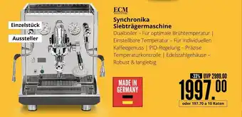 Hirsch und Ille Ecm synchronika siebträgermaschine Angebot