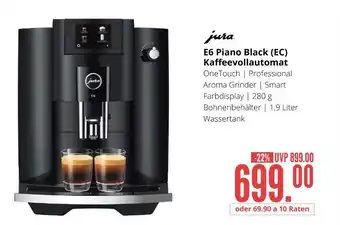 Hirsch und Ille Jura e6 piano black (ec) kaffeevollautomat Angebot