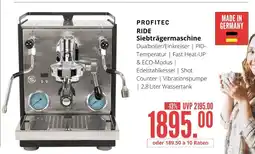 Hirsch und Ille Profitec ride siebträgermaschine Angebot