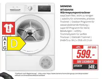 Hirsch und Ille Siemens wt45hv94 wärmepumpentrockner Angebot