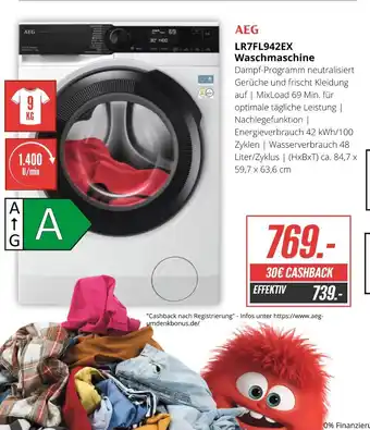 Hirsch und Ille Aeg lr7fl942ex waschmaschine Angebot